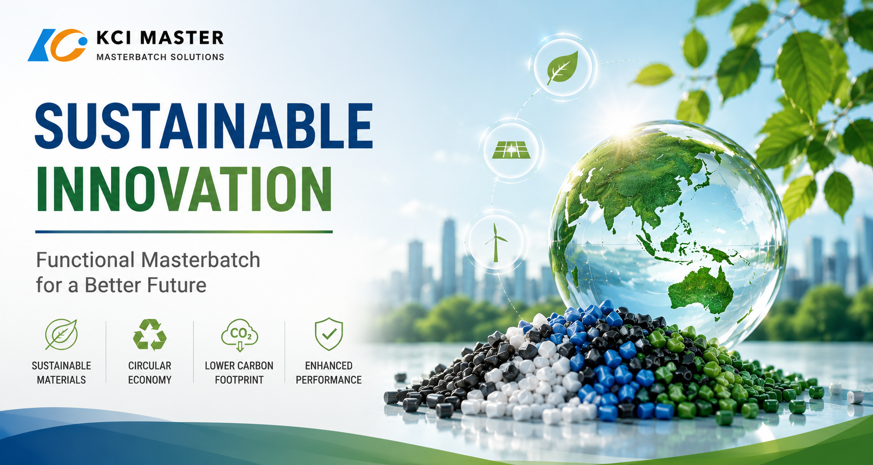 Sustainability trends in plastics and functional masterbatch development by KCI Master